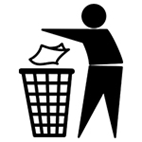 Logo recyclage tidy man